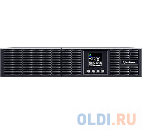 UPS Online CyberPower OLS1000ERT2Ua NEW Rack 1000VA/900W USB/RS-232/SNMP Slot/EPO (3+3) IEC320 C13 ибп powerman online 1000 rt 1000va