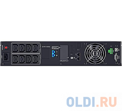 UPS Online CyberPower OLS1000ERT2Ua NEW Rack 1000VA/900W USB/RS-232/SNMP Slot/EPO (3+3) IEC320 C13 - фото 4