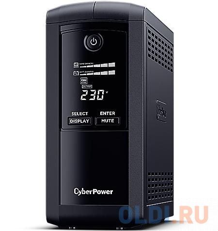 UPS CyberPower VP700ELCD {700VA/390W USB/RS-232/RJ11/45  (4 EURO)} - фото 2