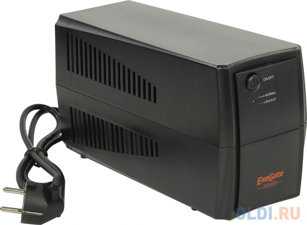 ИБП Exegate Power Back BNB-600 600VA ибп powercom kin 600ap rm 600va 1u usb