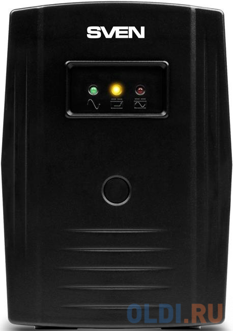 

UPS SVEN Pro 400, linear-interactive, automatic voltage regulator, 240W, 400Va, 2 eurosockets, black, dimensions 100 х 295 х 145mm, 3.6kg.