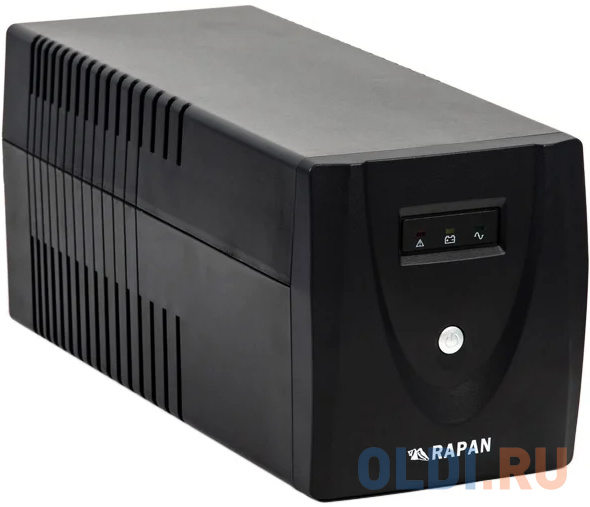 RAPAN-UPS 1000 power supply 220V 1000VA / 600W meander with battery 2x7Ah interactive - фото 1
