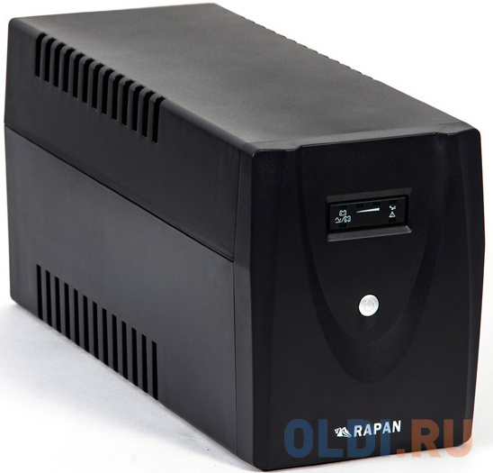 RAPAN-UPS 1500 power supply 220V 1500VA / 900W meander with battery 2x7Ah interactive - фото 1