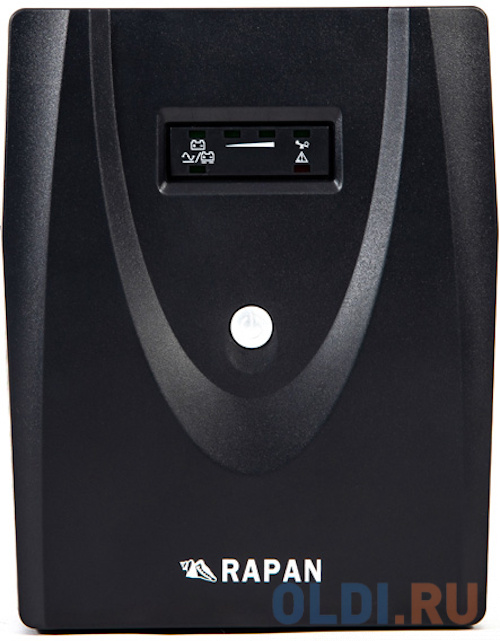 RAPAN-UPS 1500 power supply 220V 1500VA / 900W meander with battery 2x7Ah interactive - фото 2