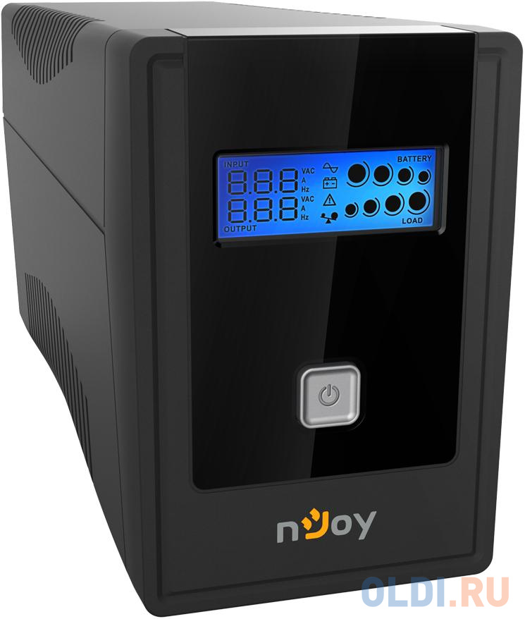 ИБП nJOY Cadu 650 (эффективная мощность 360Вт, LCD, ,батарея 7 Ач, 2 евро розетки) UPCMTLS665TCAAZ01B - фото 2