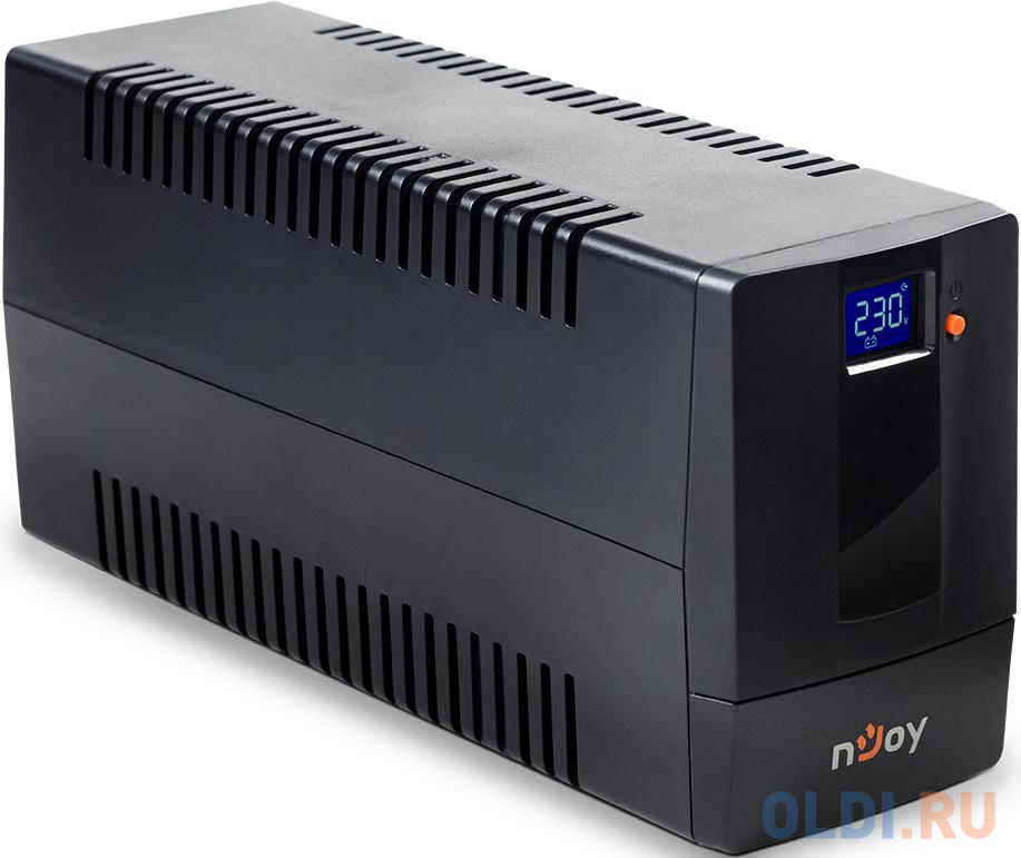 ИБП nJOY UPS 600VA Horus Plus 600 (эфективная мощьность 360Вт, LCD, ,батарея 7 Ач, 2 евро розетки) фото