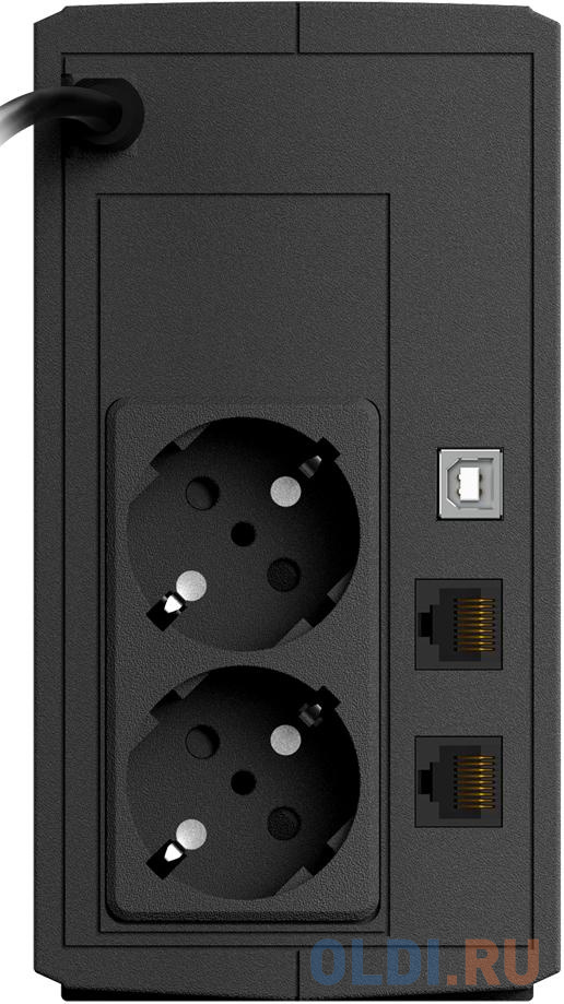 ИБП nJOY UPS 800VA Keen 800 USB (эфективная мощьность 600Вт, батарея 9 Ач, 4  розетки) UPLI-LI080KU-CG01B - фото 4