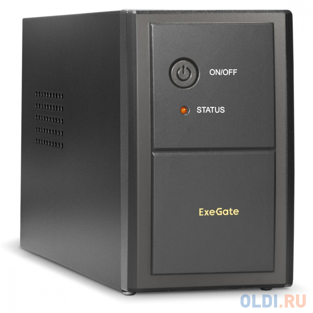 Exegate EP285537RUS  ExeGate Power Back BNB-450.LED.AVR.C13.RJ <450VA/240W, LED, AVR, 4*IEC-C13, RJ45/11, Black>
