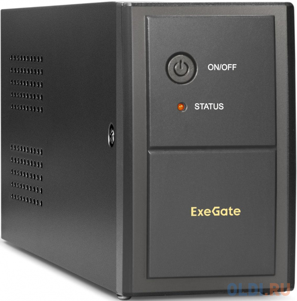Exegate EP285475RUS ИБП ExeGate Power Back BNB-850.LED.AVR.EURO.RJ <850VA/480W, LED, AVR,2 евророзетки, RJ45/11, Black> - фото 1