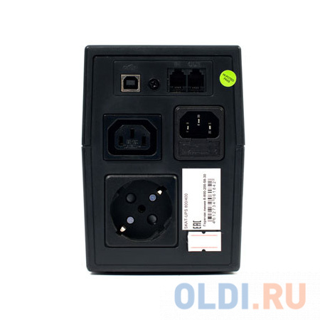 SKAT-UPS 800/400 UPS 220V 480W 1 battery 9Ah int. meander. voltage stabilization фото