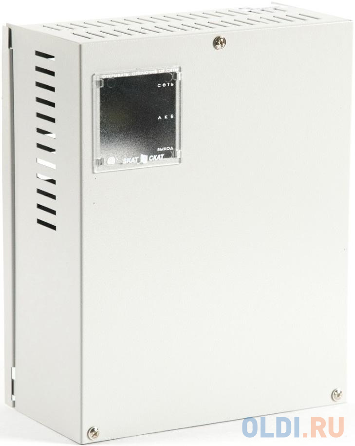 SKAT-1200 power supply 12 V, 5A, housing for 2x12Ah or 1x17Ah batteries SS TR PB - фото 1