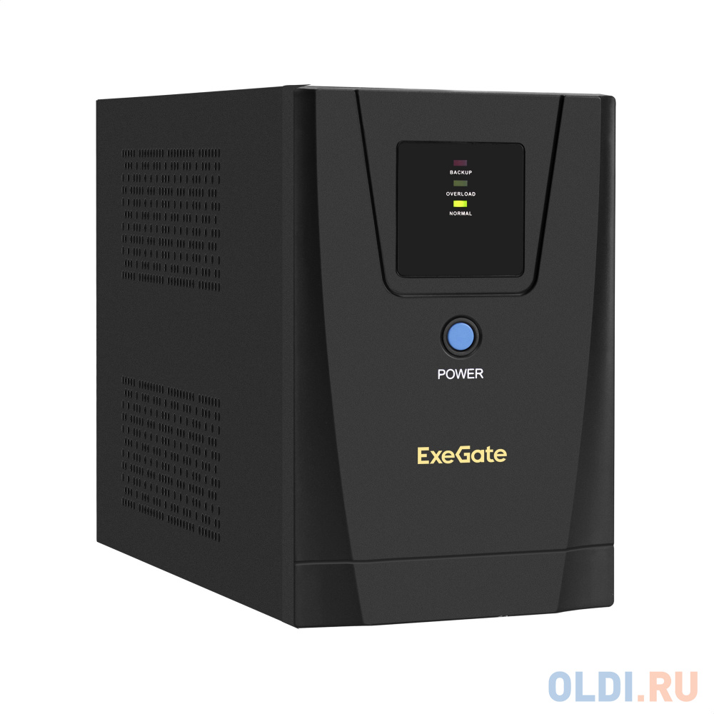 Exegate EP285496RUS ИБП ExeGate SpecialPro UNB-1500.LED.AVR.C13.RJ.USB <1500VA/950W, LED, AVR, 6*IEC-C13, RJ45/11, USB, Black> - фото 1