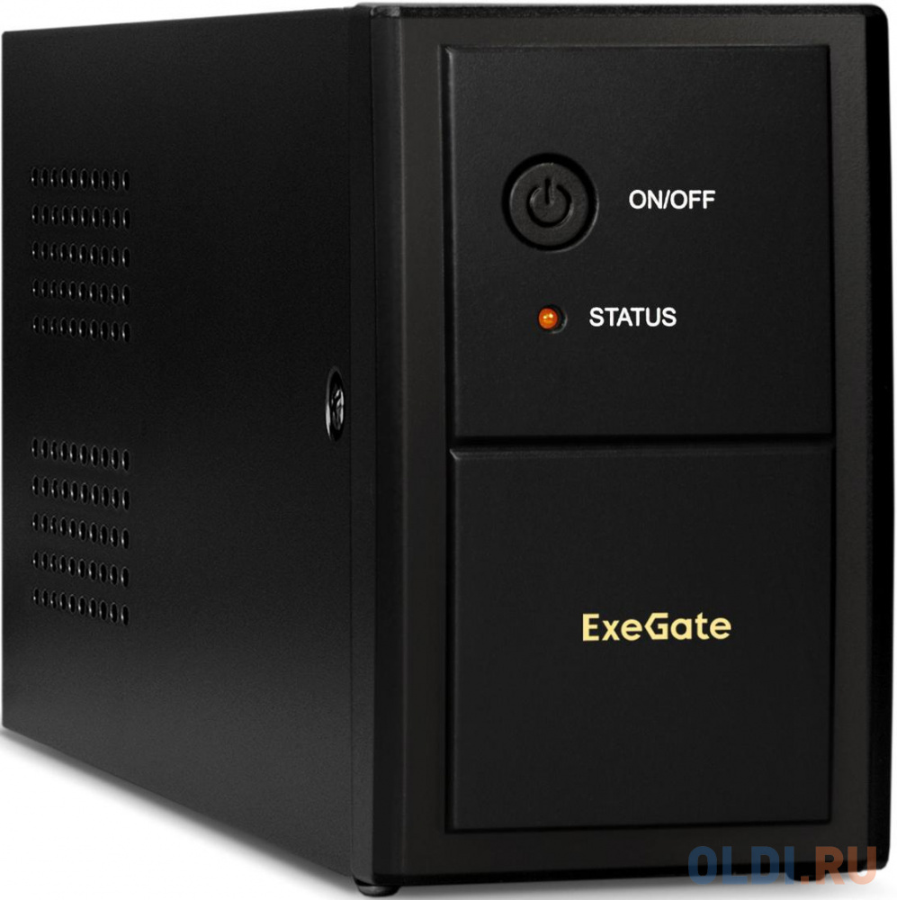 Exegate EP285603RUS  ExeGate SpecialPro UNB-600.LED.AVR.EURO <600VA/360W, LED, AVR, 2 , Black>