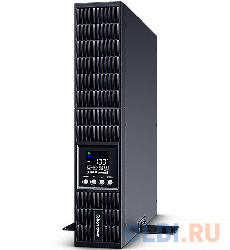 UPS CyberPower OLS2.2KERT2U Online 2200VA/2200W USB/RS-232/SNMP Slot/EPO (8 IEC С13);(1) C19, 6*cables C13-C14, 1.8m, rack mount kits included - фото 3