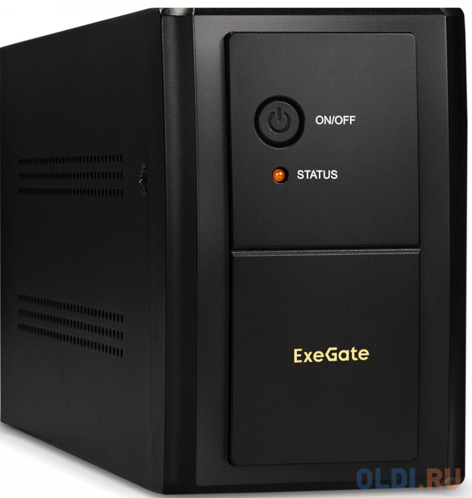 Exegate EP285508RUS  ExeGate SpecialPro UNB-1600.LED.AVR.EURO.RJ <1600VA/950W, LED, AVR, 4 , RJ45/11, Black>
