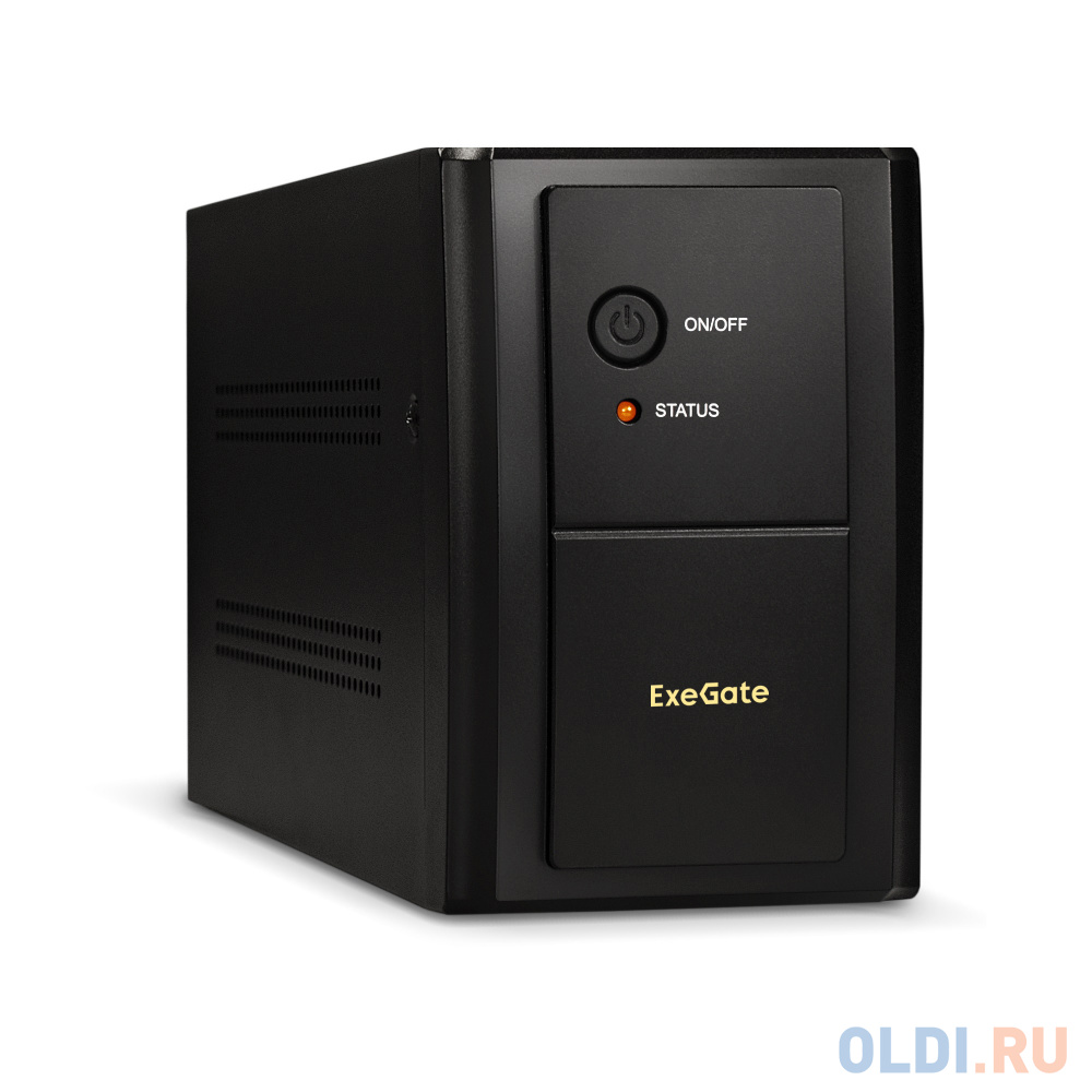 Exegate EP285516RUS  ExeGate SpecialPro UNB-2000.LED.AVR.EURO.RJ <2000VA/1200W, LED, AVR, 4 , RJ45/11, Black>