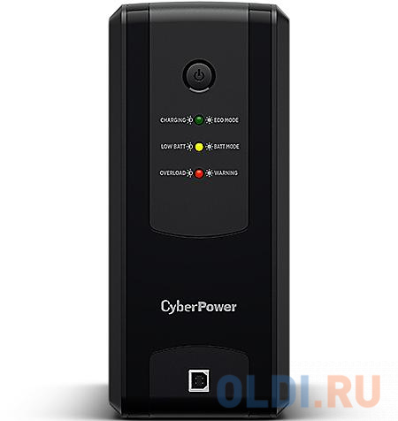 ИБП CyberPower UT1200EG 1200VA ибп cyberpower or1500erm1u line interactive 1500va 900w 4 2 iec 320 с13 розеток usb