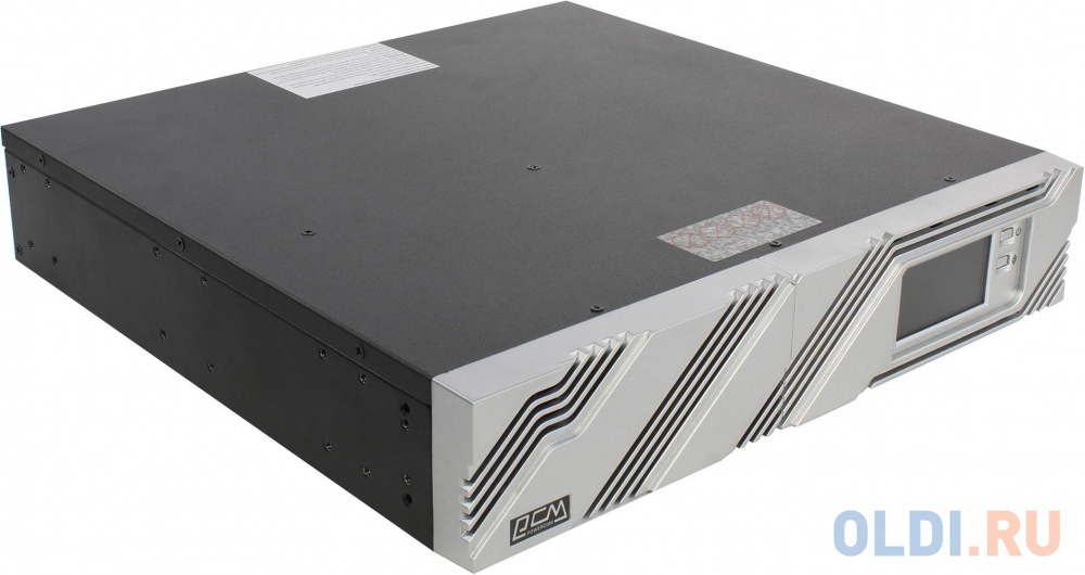 Источник бесперебойного питания Powercom Smart King RT SRT-2000A LCD 1800Вт 2000ВА черный