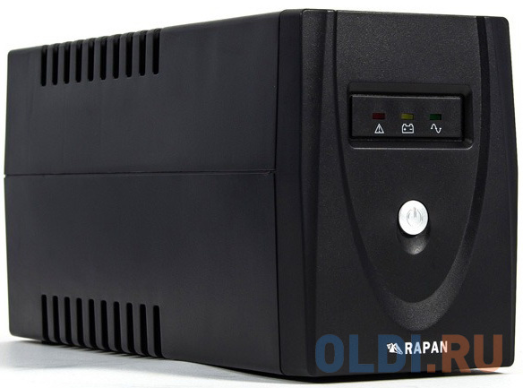 ИБП Бастион RAPAN-UPS 600 black (линейно-интерактивный, 600VA, 350W, 1xEURO, 1xC13) (RAPAN-UPS 600) - фото 3