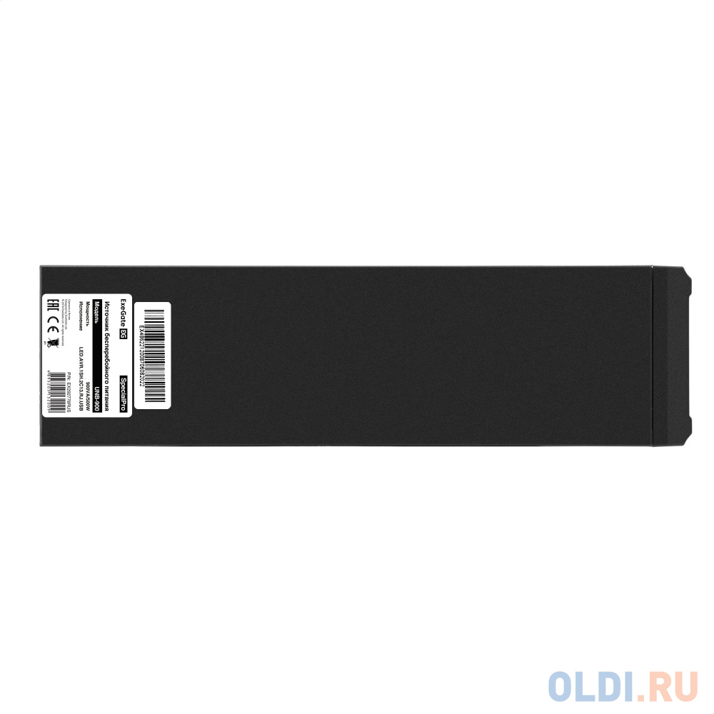 ИБП ExeGate SpecialPro UNB-900.LED.AVR.1SH.2C13.RJ.USB <900VA/500W, LED, AVR,1*Schuko+2*C13, RJ45/11,USB, металлический корпус, Black> EX292778RUS - фото 3