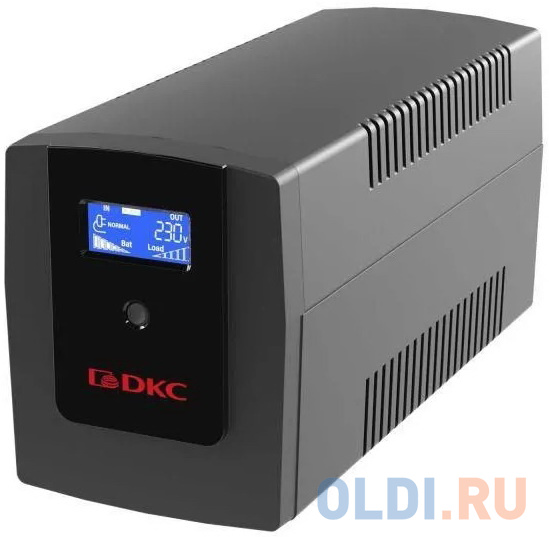 Линейно-интерактивный ИБП ДКС серии Info LCD, 800 ВА/480 Вт, 1/1, 3xIEC C13, USB + RJ45, LCD, 1x8Aч - фото 4