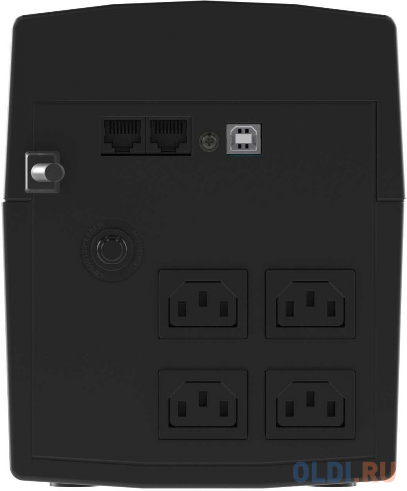 Линейно-интерактивный ИБП ДКС серии Info LCD, 1500 ВА/900 Вт, 1/1, 4xIEC C13, USB + RJ45, LCD, 2x8Aч - фото 7