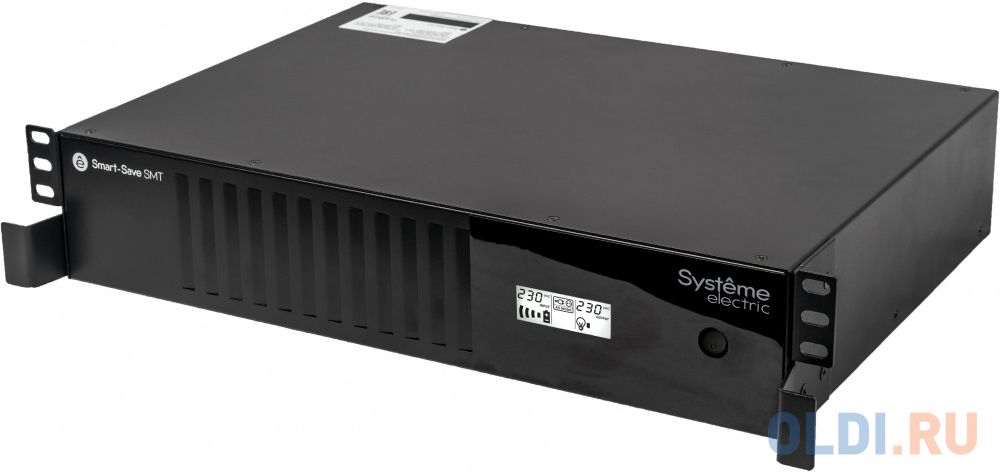 ИБП Systeme Electric Smart-Save SMT 2000 ВА, монтаж в стойку 2U, 230 В, 6 розеток  IEC C13, SmartSlot, AVR, LCD, USB HID SMTSE2000RMI2U - фото 4