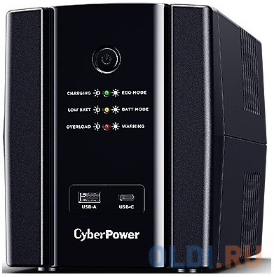 Источник бесперебойного питания/ UPS CyberPower UT1500EIG Line-Interactive 1500VA/900W USB/RJ11/45/USB charger A/C