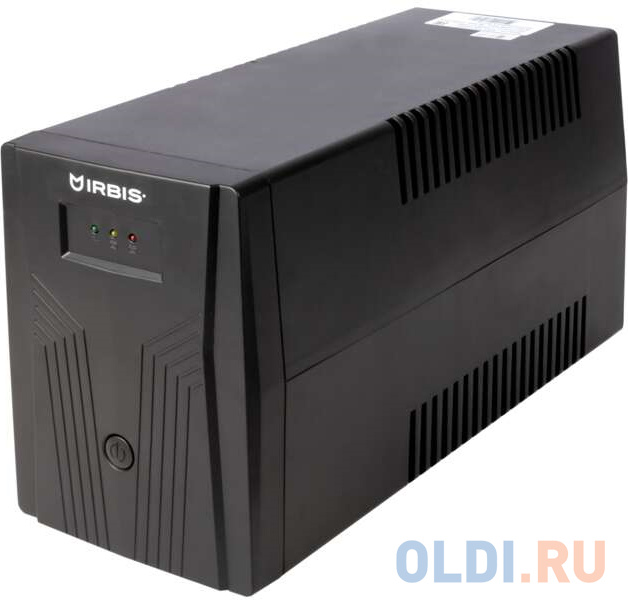 IRBIS UPS Personal  1200VA/720W, AVR, 4 Schuko outlets, USB, 2 years warranty, (12V / 7AH х 2) ISB1200EC - фото 1