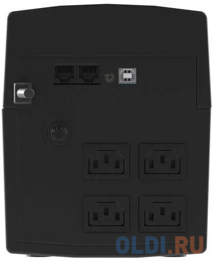 Линейно-интерактивный ИБП ДКС серии Info LCD, 1200 ВА/720 Вт, 1/1, 4xIEC C13, USB + RJ45, LCD, 2x7Aч - фото 6