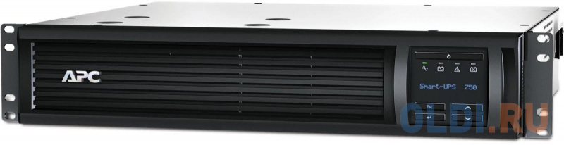Источник бесперебойного питания APC Smart-UPS SMT750RMI2UC 500Вт 750ВА черный
