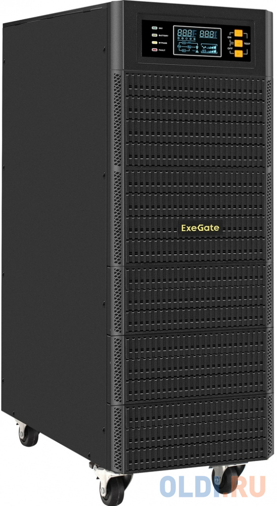 ИБП On-line ExeGate PowerExpert TL-575-10kVA.240V.LCD. AVR.T.USB.RS232.SNMP &lt;10000VA/10000W , On-Line, PF = 1, LCD, клеммы, RS232, USB, SNMP-slot, встр - EX296954RUS