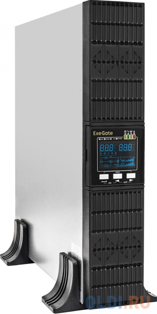 

ИБП On-line ExeGate PowerExpert ULS-3000.LCD.AVR.6C13.USB.RS232.SNMP.BC.2U <3000VA/3000W, On-Line, PF=1, LCD, 6*C13, RS232, USB, SNMP-slot, встроен