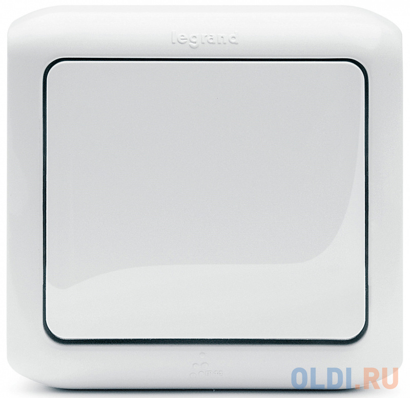 

Выключатель Legrand Quteo 10А 1 клавиша белый 782304