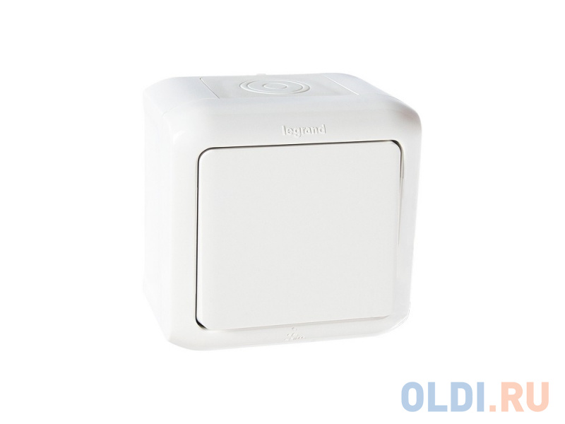 

Выключатель Legrand Quteo 10А 1 клавиша белый 782300
