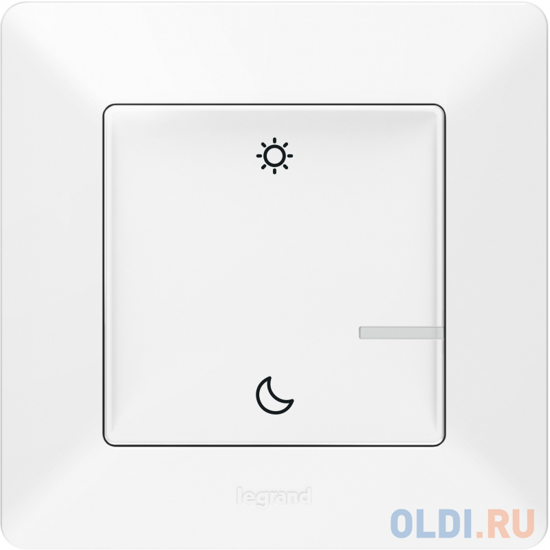 

Умный беспроводной сценарный выключатель "День/Ночь". [752189] Legrand Valena Life with NETATMO - Цвет Белый