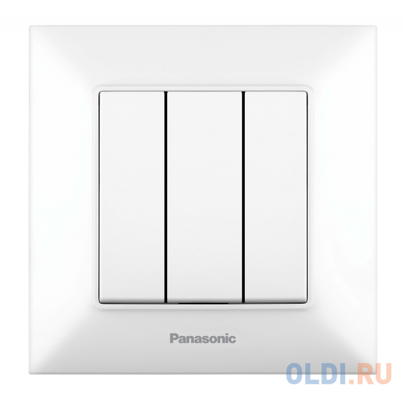 

Выключатель Panasonic Arkedia Slim скрыт. 3кл. IP20 белый (упак.:1шт) (WNTC00152WH-RU)