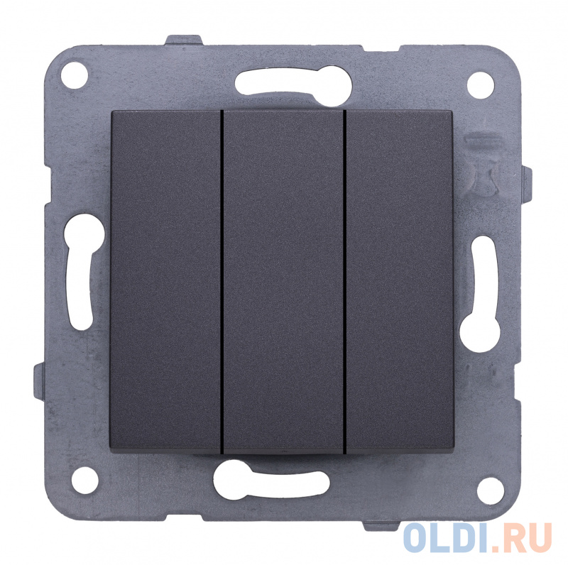 

Выключатель Panasonic Karre&Arkedia скрыт. 3кл. IP20 дымчатый (упак.:1шт) (WKTT00152DG-RU)
