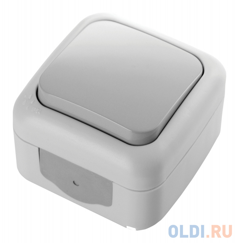 

Выключатель Panasonic Palmiye откр. 1кл. IP54 серый глянцевый (упак.:1шт) (90555501-RU)