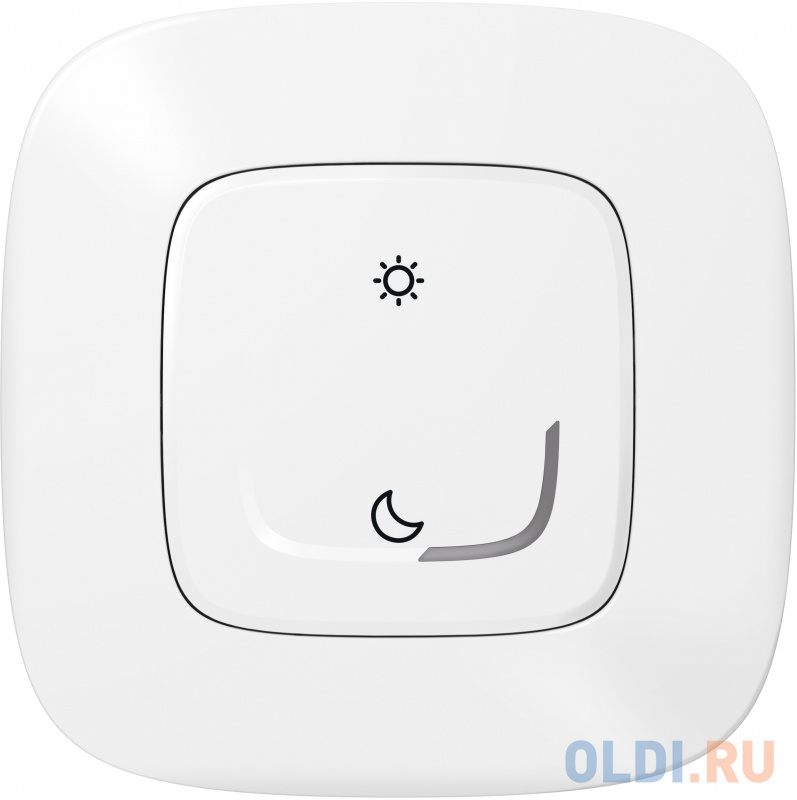 

Коллекция умных устройств Valena Allure with NETATMO. Умный беспроводной сценарный выключатель "День/Ночь". Цвет Белый