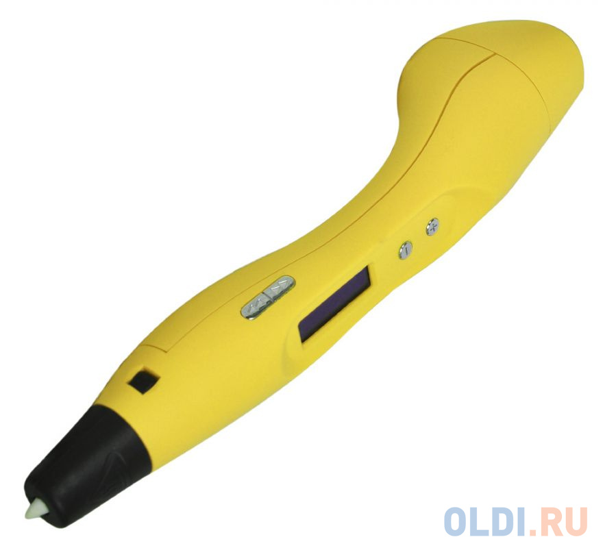Ручка 3D Cactus CS-3D-PEN-E-YL PLA ABS LCD желтый от OLDI