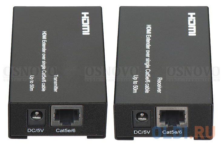 Комплект для передачи HDMI-сигналов Osnovo TA-Hi/1+RA-Hi/1 TA-Hi/1+RA-Hi/1 - фото 2