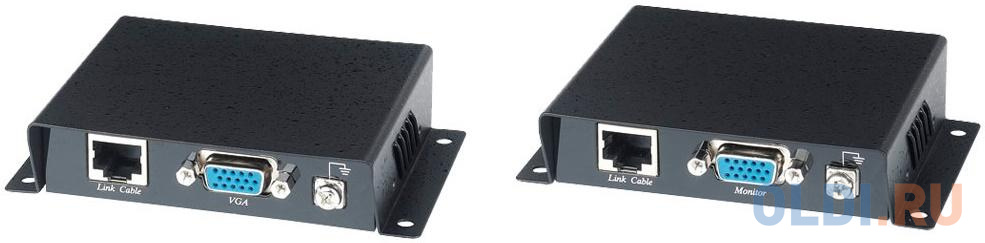 Комплект SC&amp;T TTP111VGA приемник + передатчик для передачи VGA сигнала по кабелю витой паре STP или UTP CAT5 от OLDI
