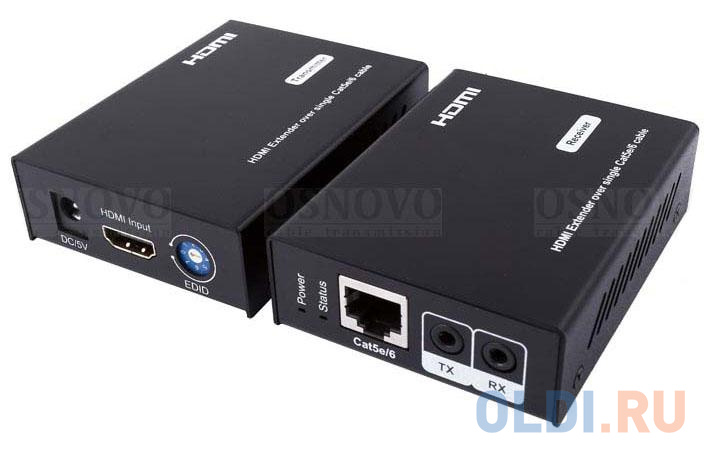 Комплект для передачи HDMI и ИК-сигналов Osnovo TA-Hi/4+RA-Hi/4 от OLDI