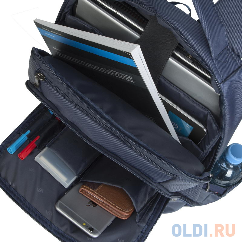 Рюкзак для ноутбука 15.6" Riva 8262 полиэстер синий фото