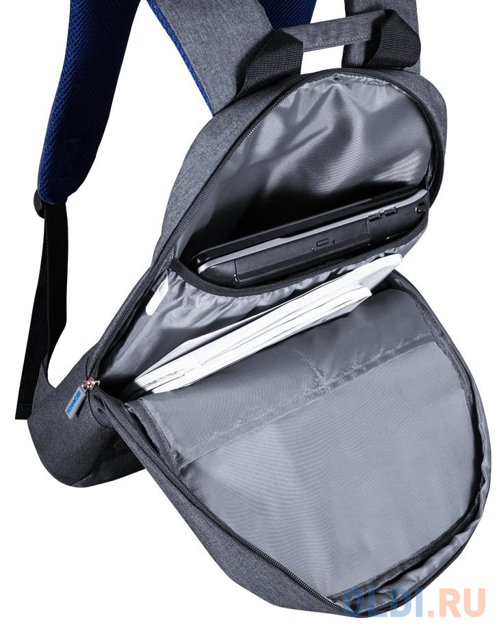 Рюкзак для ноутбука 15.6" Canyon CNE-CBP5DB4 полиэстер серый - фото 4