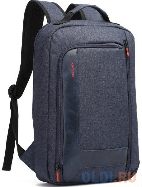 Рюкзак для ноутбука 15.6&quot; Sumdex PON-262NV синтетика синий синий PON-262NV