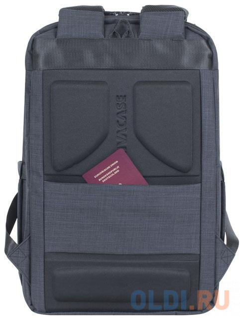 Рюкзак для ноутбука 17.3" Riva 8365 полиэстер черный фото