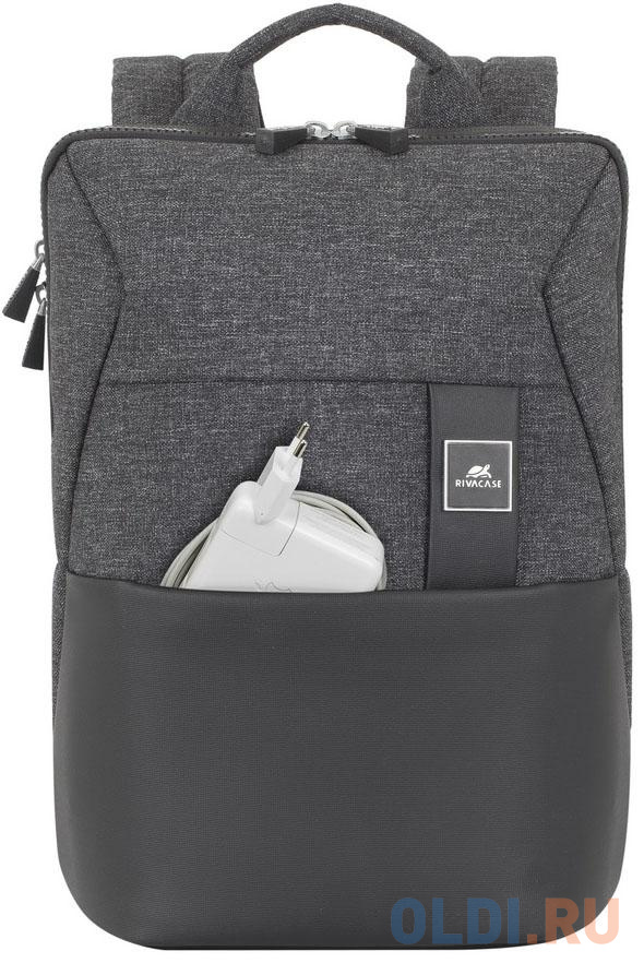 Рюкзак для ноутбука 13.3&quot; Riva 8825 полиэстер полиуретан черный