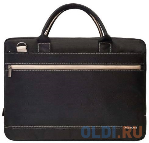 

Сумка для ноутбука 15.6" Cross Case CC15-012 нейлон черный бежевый